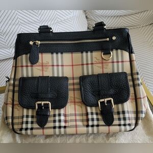 Burberry Haymarket Shoulder Bag